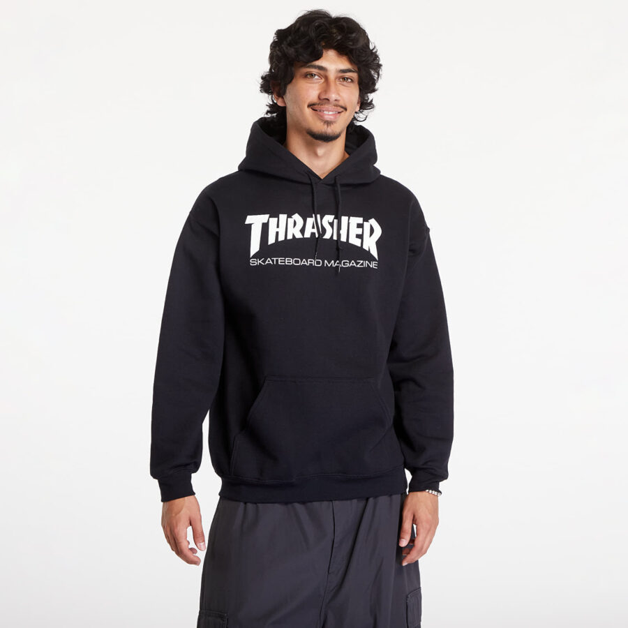 Pulóver Thrasher Skate Mag Hoody Black S-alacsony-ár