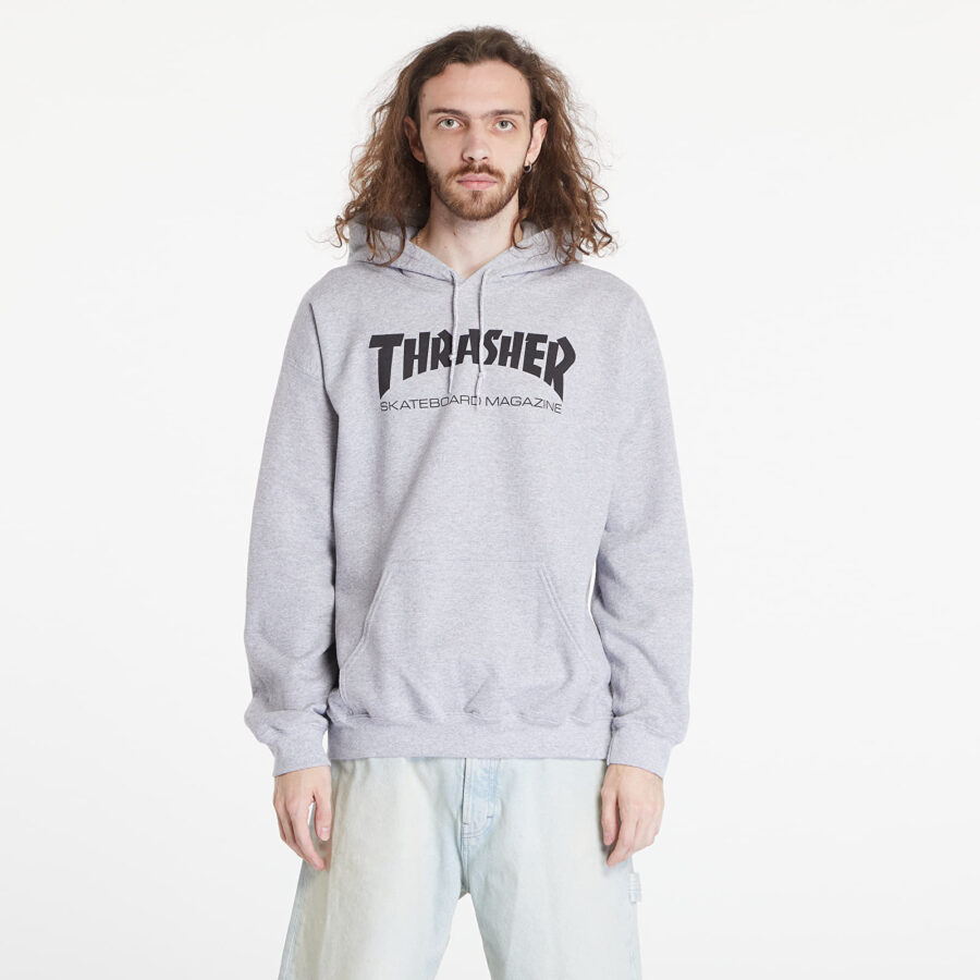 Pulóver Thrasher Skate Mag Hoody Melange Grey M-alacsony-ár