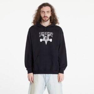 Pulóver Thrasher Skategoat Hood Black S-alacsony-ár