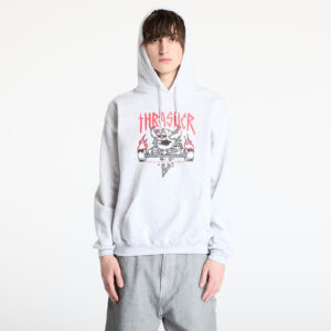 Pulóver Thrasher x Toy Machine Monster Gram Hoodie Ash Grey M-alacsony-ár
