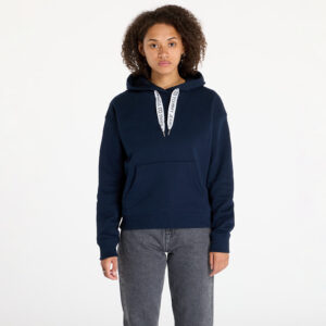 Pulóver Tommy Jeans Boxy Logo Drawcord Hoodie Navy XS-alacsony-ár