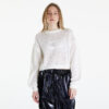 Pulóver Tommy Jeans Open Stitch Flag Sweater Ancient White S-alacsony-ár