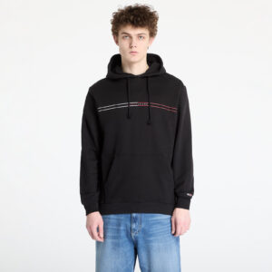 Pulóver Tommy Jeans Regular Entry Graphic Hoodie Black S-alacsony-ár