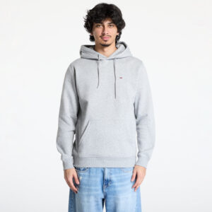 Pulóver Tommy Jeans Regular S Flag Hoodie Gray M-alacsony-ár
