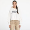Pulóver Tommy Jeans Relaxed Cropped Script Hoodie White L-alacsony-ár
