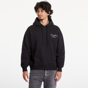 Pulóver Tommy Jeans Relaxed Washed Dna Hoodie Black S-alacsony-ár