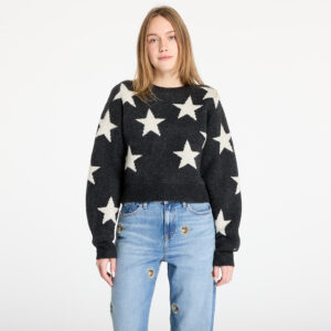 Pulóver Tommy Jeans Star Patern Sweater Black XS-alacsony-ár