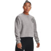 Pulóver Under Armour Prjct Rock Fleece LC Crew Gray L-alacsony-ár