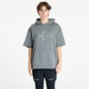 Pulóver Under Armour Project Rock Heavyweight Short Sleeve Hooded Tools T-Shirt Clay Green/ Clay Green M-alacsony-ár