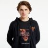 Pulóver Under Armour Project Rock Terry FZ Hoodie Black/ Rogue Orange M-alacsony-ár