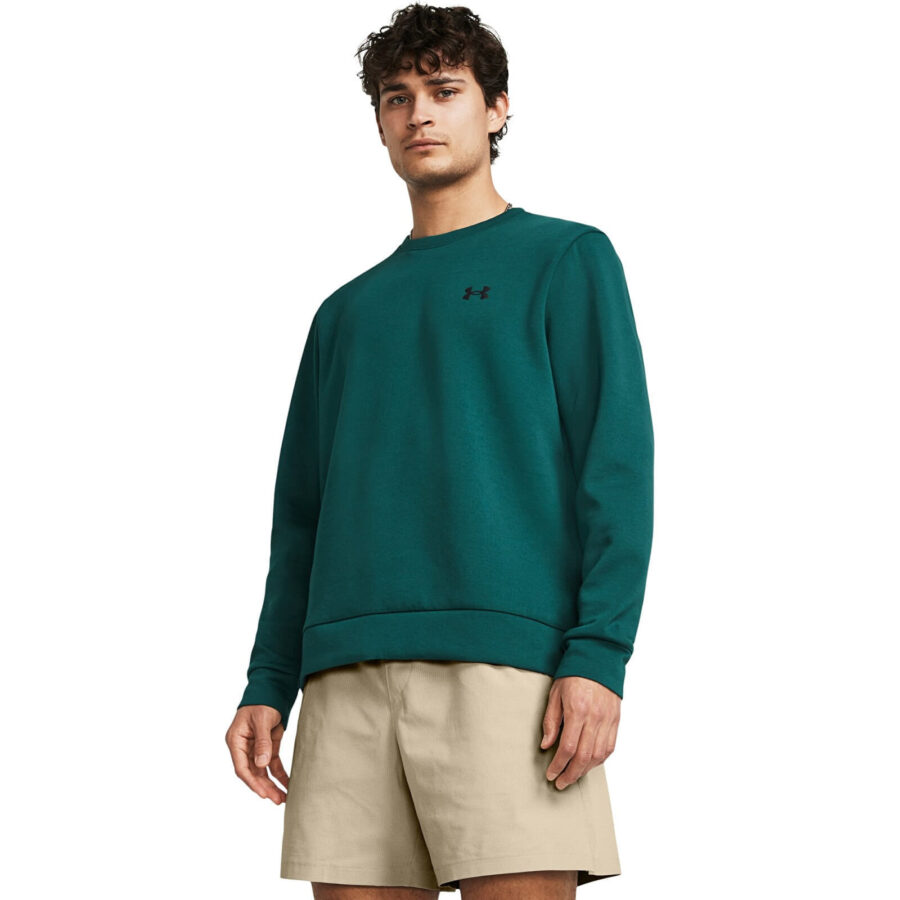 Pulóver Under Armour Unstoppable Fleece Crew Blue S-alacsony-ár
