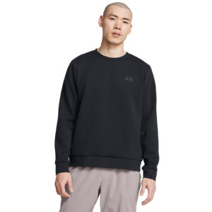 Pulóver Under Armour Unstoppable Fleece Crew EU Black/ Black XXL-alacsony-ár