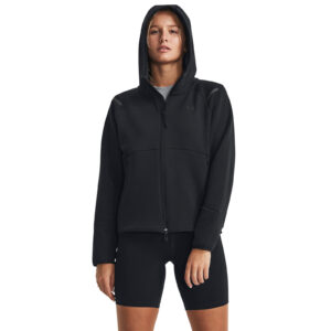 Pulóver Under Armour Unstoppable Fleece FZ Black/ Black M-alacsony-ár