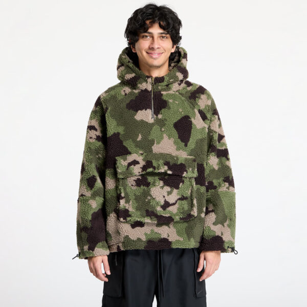 Pulóver Vans LX Oversized Sherpa Hoodie Classic Camo M-alacsony-ár