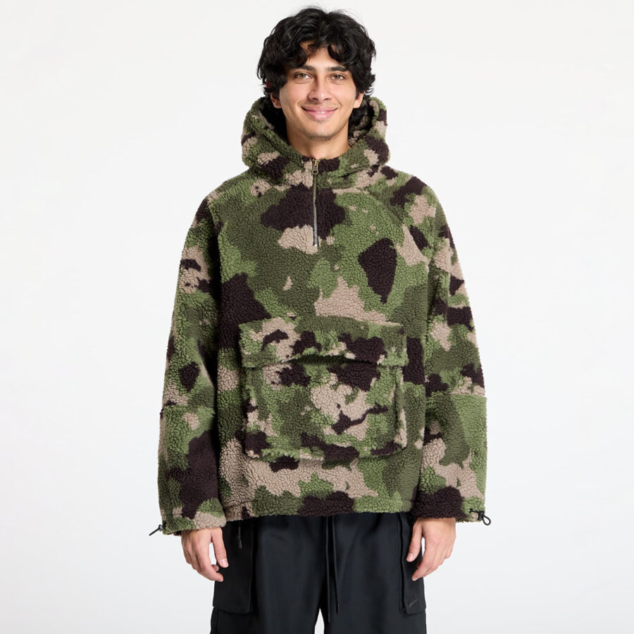 Pulóver Vans LX Oversized Sherpa Hoodie Classic Camo M-alacsony-ár