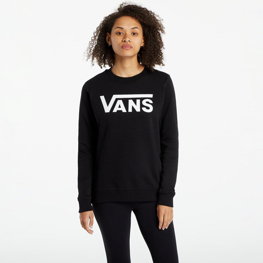 Pulóver Vans WM Classic V Crew Black XS-alacsony-ár