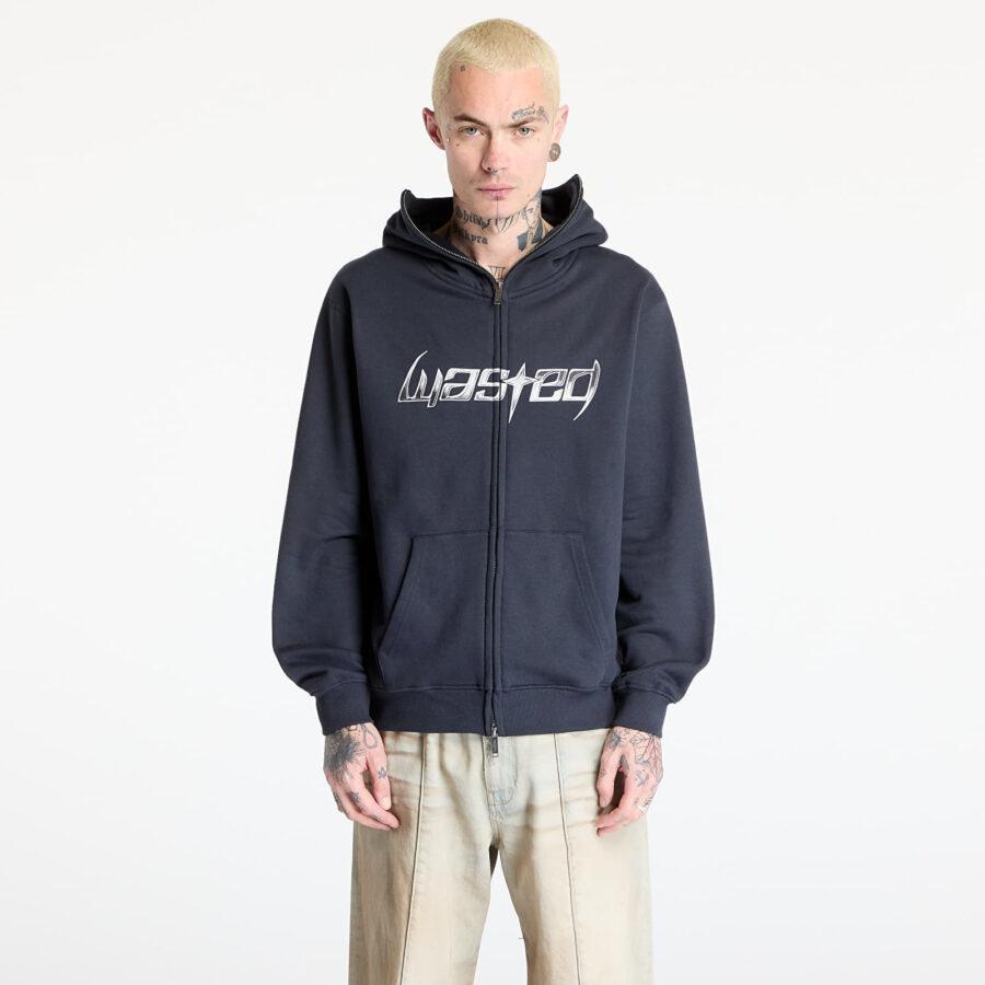 Pulóver Wasted Paris M Blade Balaclava Zip Hoodie Night Blue L-alacsony-ár