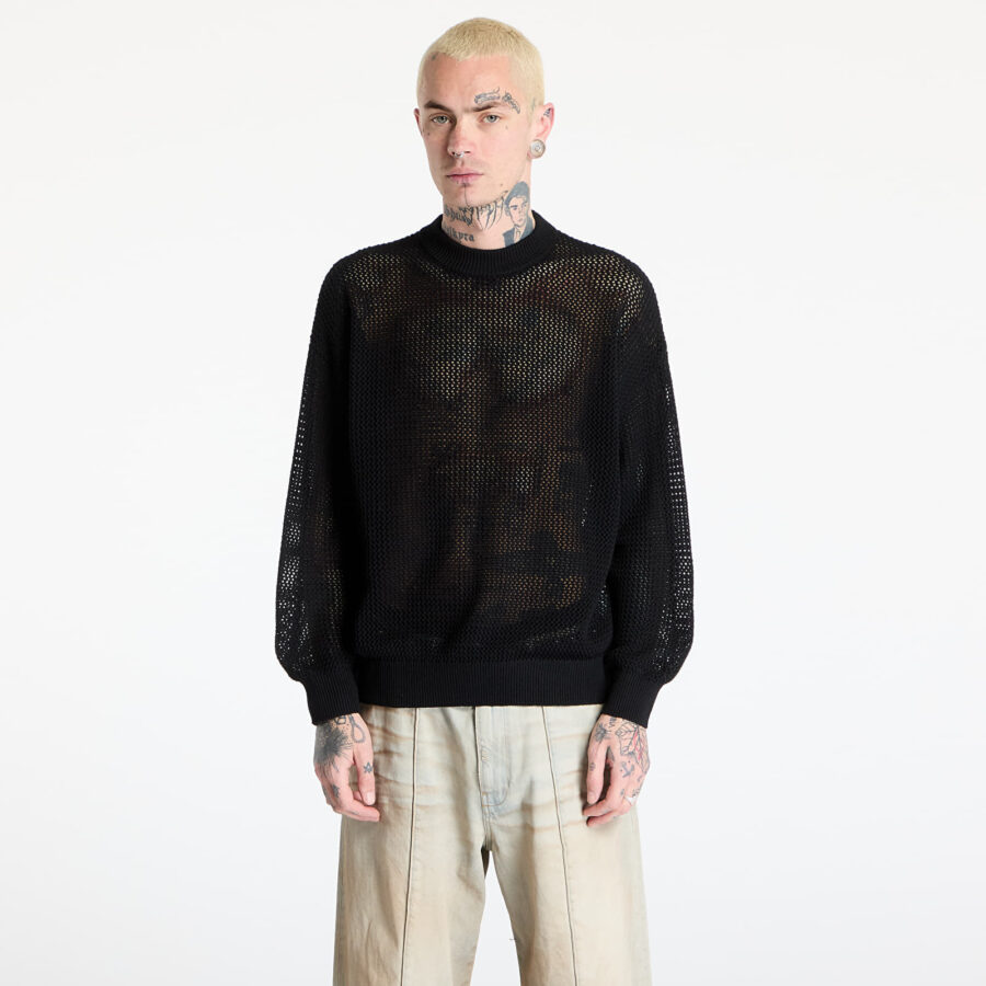 Pulóver Wasted Paris M Drives Loose Sweater Black L-alacsony-ár