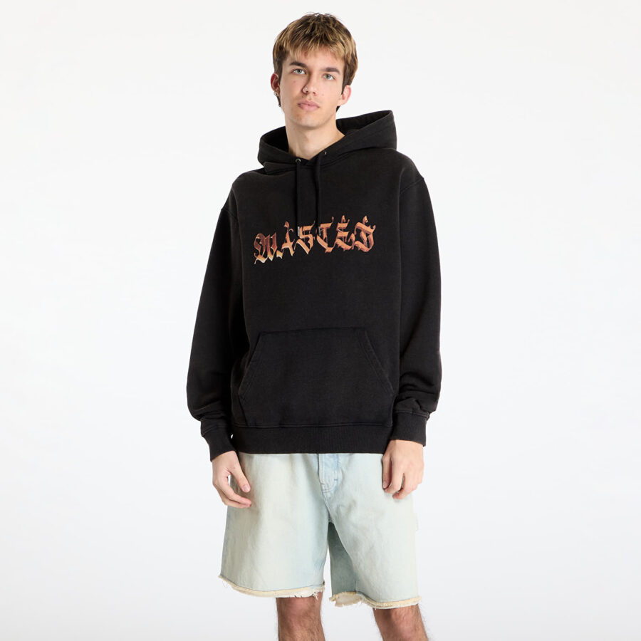 Pulóver Wasted Paris M Mirage Hoodie Faded Black M-alacsony-ár