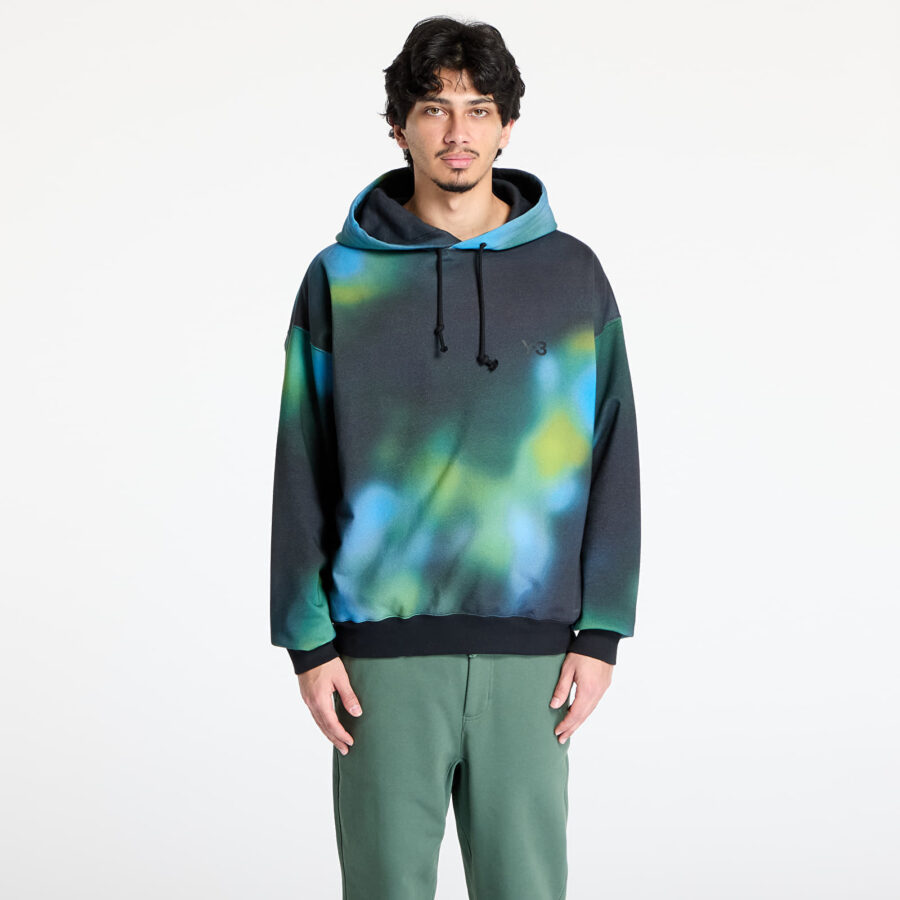 Pulóver Y-3 AOP Terry Hoodie UNISEX Multicolor S-alacsony-ár