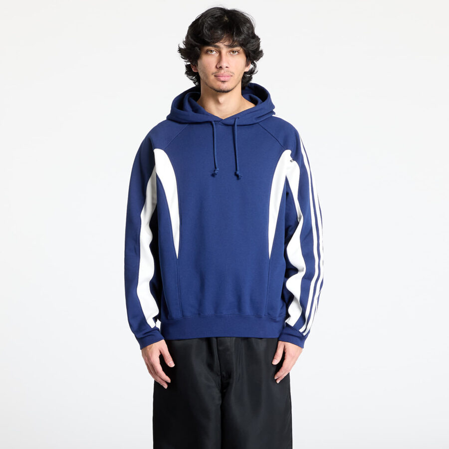 Pulóver Y-3 Cut Line Hoodie UNISEX Dark Blue S-alacsony-ár