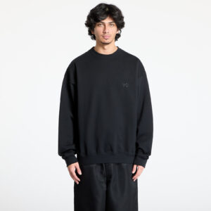 Pulóver Y-3 French Terry Crew Sweatshirt UNISEX Black S-alacsony-ár