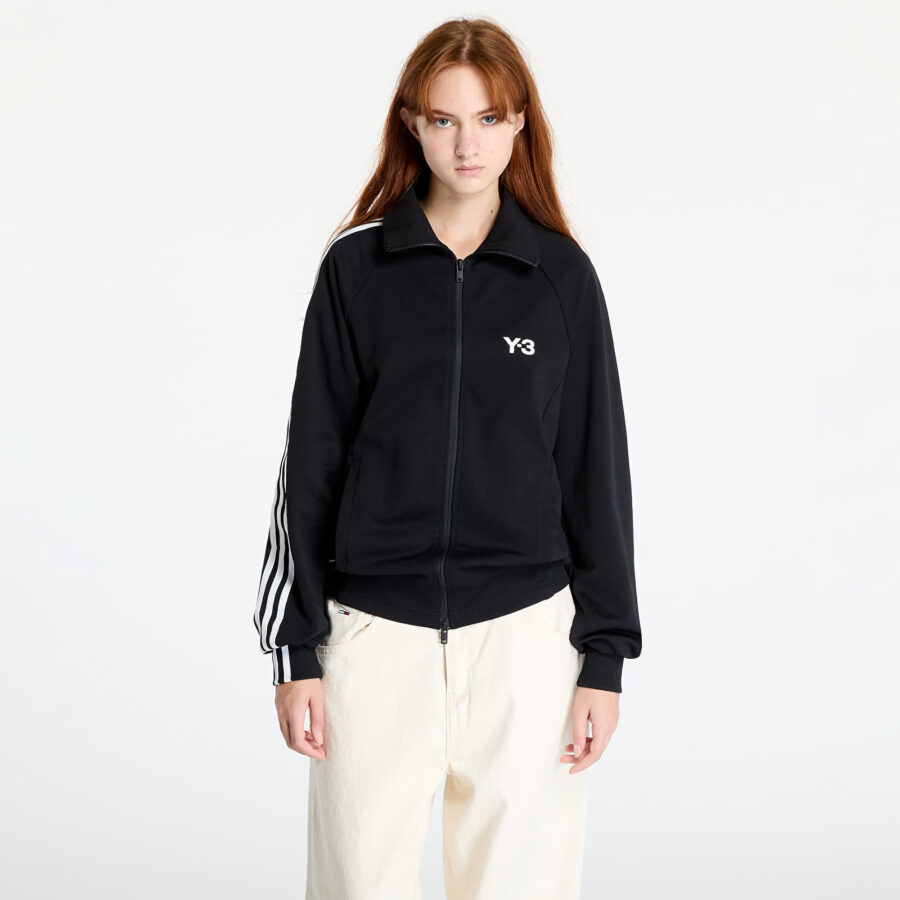 Pulóver Y-3 Track Top 3 Stripes UNISEX Black S-alacsony-ár
