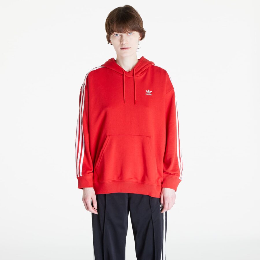 Pulóver adidas 3 S Hoodie Os Better Scarlet XXS-alacsony-ár