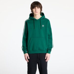Pulóver adidas Adicolor Classics 3-Stripes Hoody Collegiate Green S-alacsony-ár