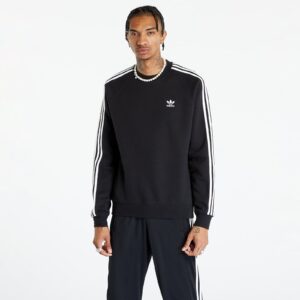 Pulóver adidas Adicolor Classics 3-Stripes Sweatshirt Black S-alacsony-ár