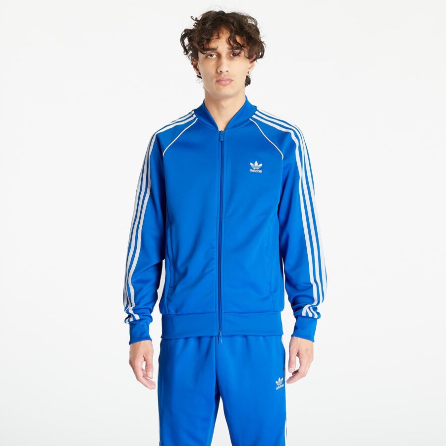 Pulóver adidas Adicolor Classics Sst Track Top Blue Bird/ White L-alacsony-ár