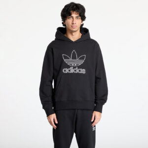 Pulóver adidas Adicolor Outline Trefoil Hoody Black S-alacsony-ár