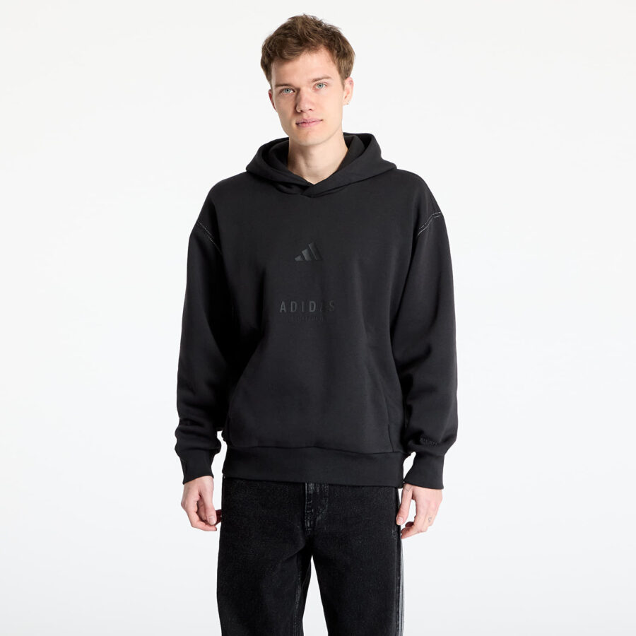 Pulóver adidas All Szn Graphic Hoodie Black/ Black/ Black S-alacsony-ár