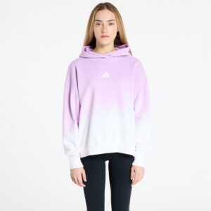 Pulóver adidas All Szn Loose Dip Dye Hoodie White/ Bliss Lilac XS-alacsony-ár