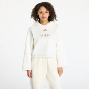 Pulóver adidas All Szn Loose Graphic Hoodie Off White L-alacsony-ár