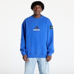 Pulóver adidas Equipment Wash Crewneck Sweatshirt Equipment Blue S-alacsony-ár
