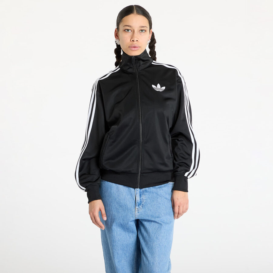 Pulóver adidas Firebird Adicolor Classic Loose Tracktop Black L-alacsony-ár