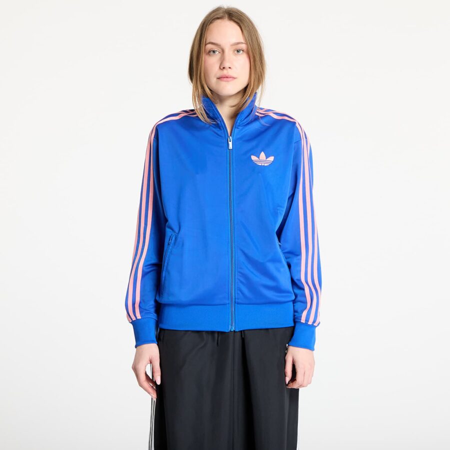 Pulóver adidas Firebird Adicolor Classic Loose Tracktop Blue/ Semi Pink Spark S-alacsony-ár