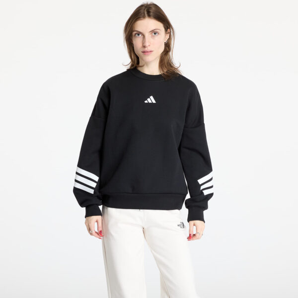 Pulóver adidas Future Icons Three Stripes Sweatshirt Black XS-alacsony-ár