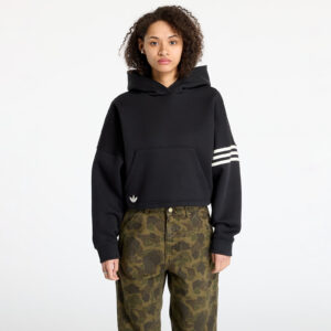 Pulóver adidas Neuclassics Hoodie Black/ Cream White S-alacsony-ár