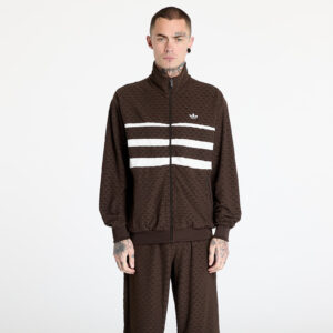 Pulóver adidas Originals Track Top Dark Brown L-alacsony-ár