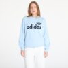 Pulóver adidas Pinstripe Graphic Sweatshirt Blue/ Clear Sky/ Off White S-alacsony-ár