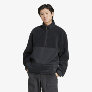 Pulóver adidas Premium Essentials Fleece Full-Zip Black M-alacsony-ár