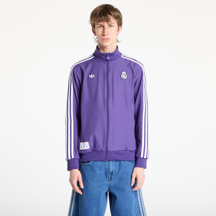 Pulóver adidas Real Madrid Icon Track Top Purple/ Unity Purple S-alacsony-ár