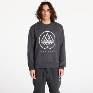 Pulóver adidas Spezial Fleece Longsleeve Sweatshirt Utility Black S-alacsony-ár