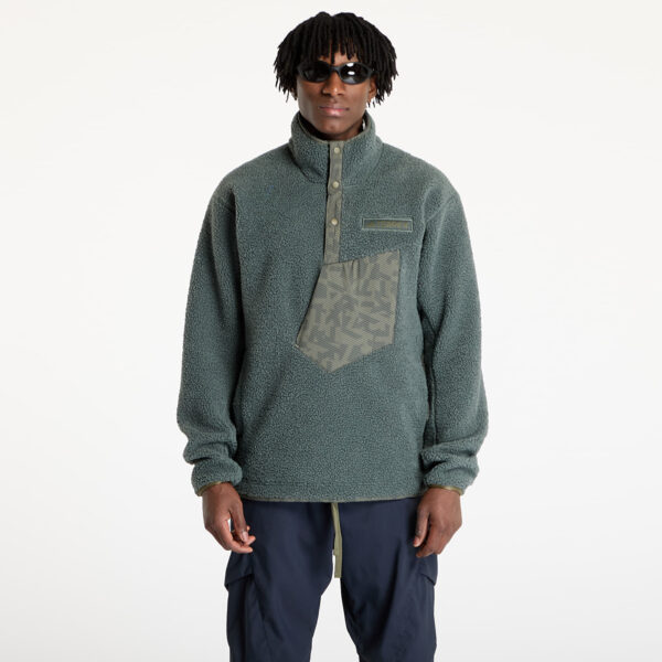 Pulóver adidas Terrex Xploric High Pile Fleece Pullover Legend Ivy L-alacsony-ár