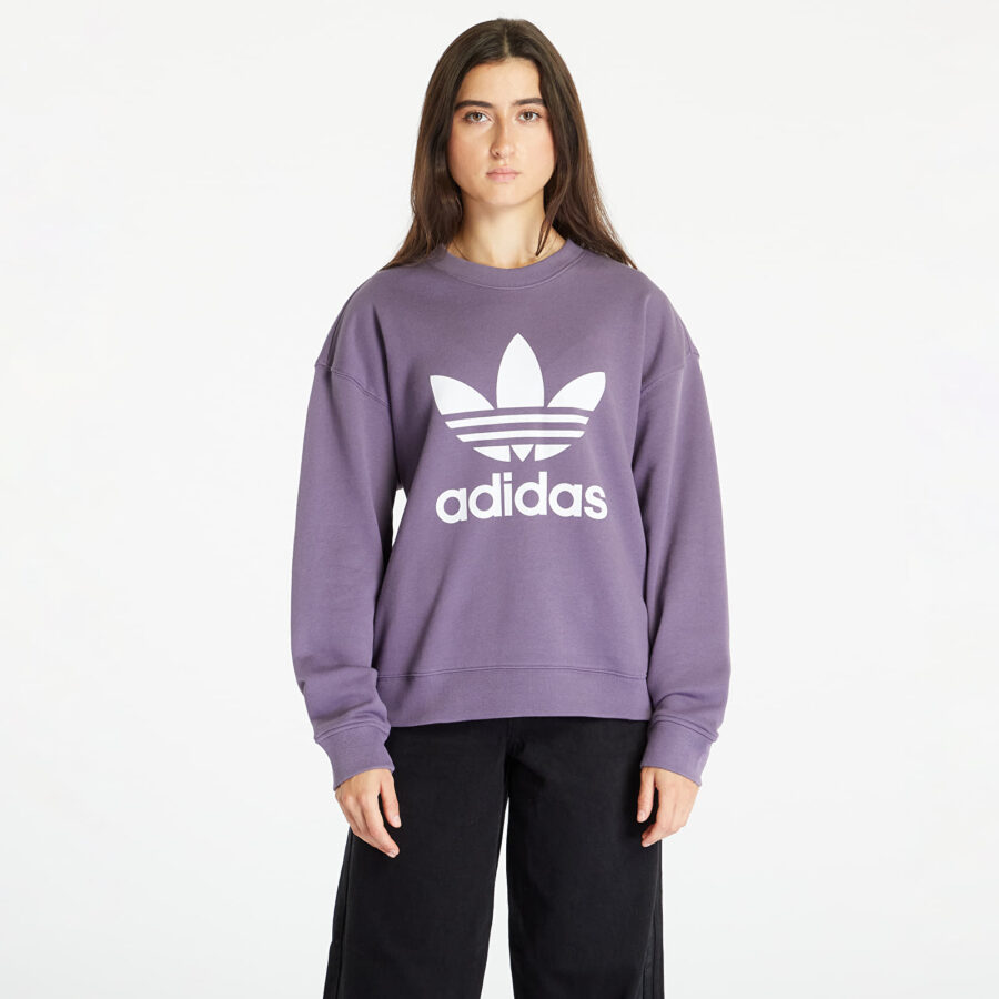 Pulóver adidas Trefoil Crew Sweat Shale Violet XS-alacsony-ár