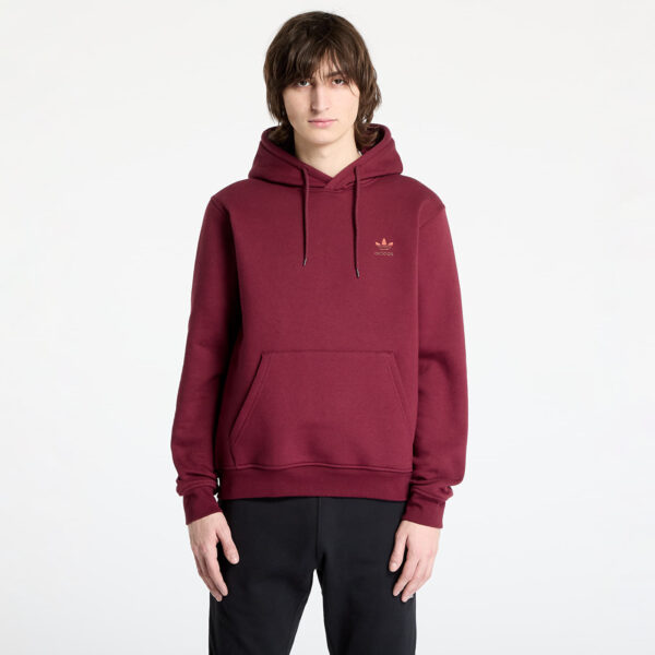 Pulóver adidas Trefoil Essentials Hoodie Shadow Red S-alacsony-ár
