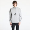 Pulóver adidas Z.N.E. Half Zip Hoodie Grey/ Medium Grey Heather S-alacsony-ár
