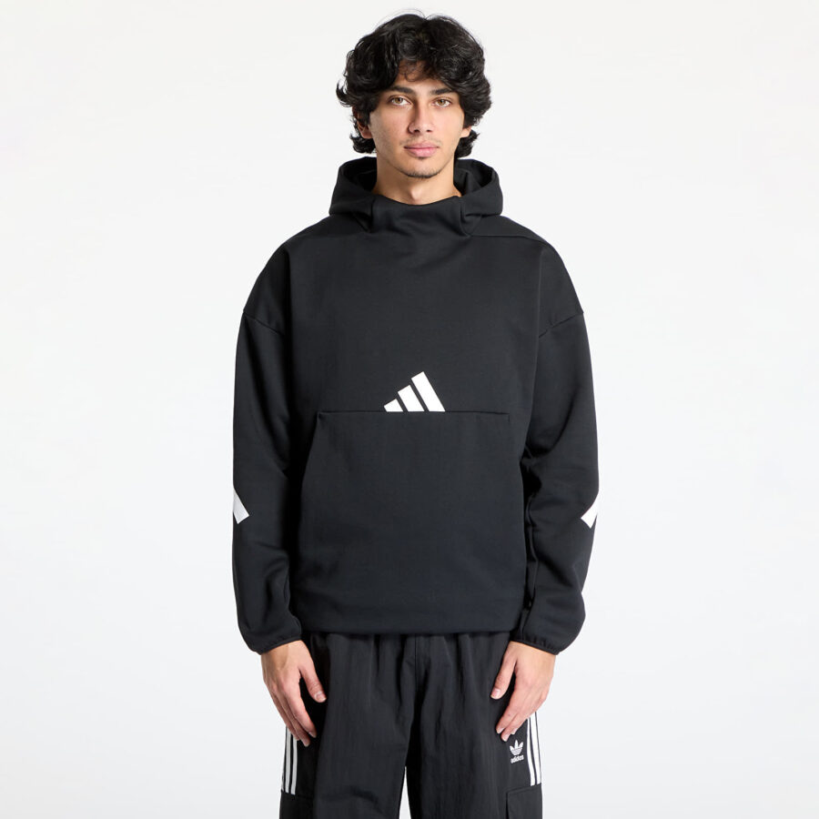 Pulóver adidas Z.N.E. Hoodie Black/ White S-alacsony-ár